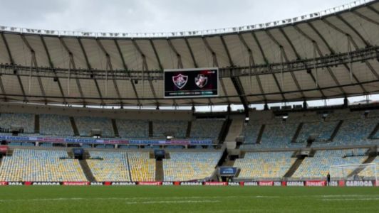 Fluminense perfilado no Maracanã para clássico com o Vasco