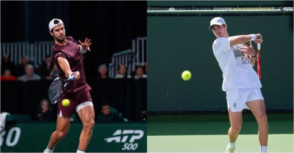 Karen Khachanov e João Fonseca se enfrentarão no Masters 1000 de Indian Wells
