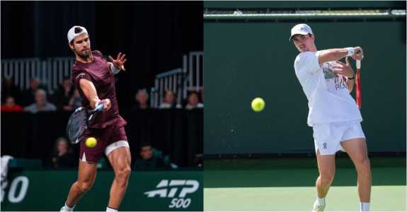 Karen Khachanov e João Fonseca se enfrentarão no Masters 1000 de Indian Wells
