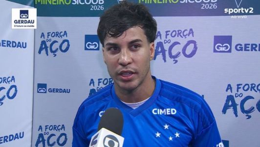 Kaio Jorge, atacante do Cruzeiro, após título mineiro sobre o Atlético
