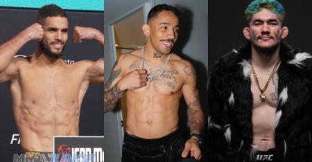 Gabriel Bonfim, Carlos Prates e Melk Costa lutarão no UFC nos próximos meses