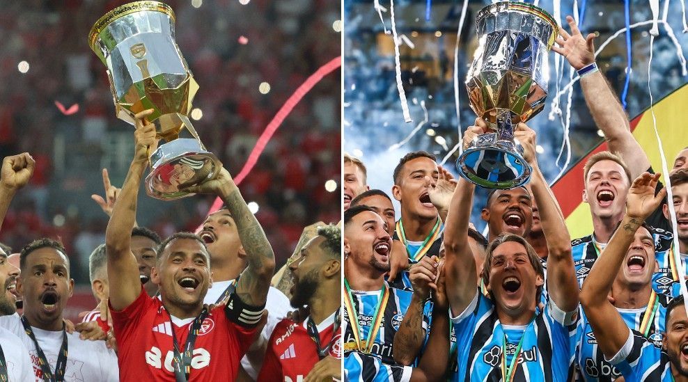 Inter ou Grêmio: quem tem mais títulos do Campeonato Gaúcho? Veja lista completa