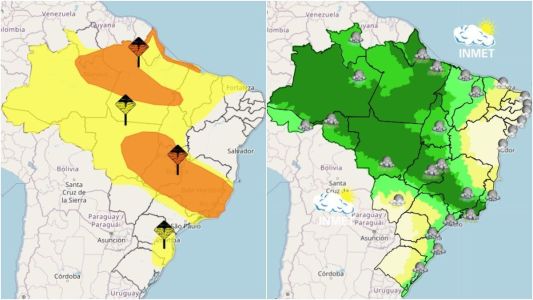 São mais da metade dos estados do país sob alertas de chuva