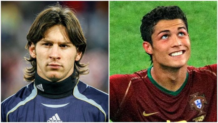 Messi e Cristiano Ronaldo estrearam na Copa do Mundo em 2006
