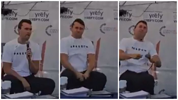 Momento em que Kirk foi baleado em universidade do Utah