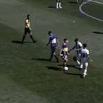 Promessa do Boca Juniors imita 'alongamento fake’ de Deyverson, atacante do Atlético