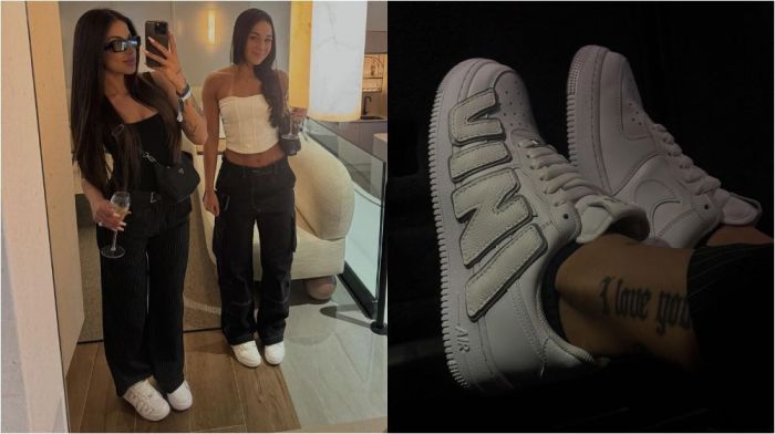 Maju Mazalli publica foto utilizando tênis de Vinícius Jr