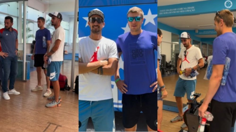 Líderes do ranking mundial de beach tennis visitam Toca da Raposa