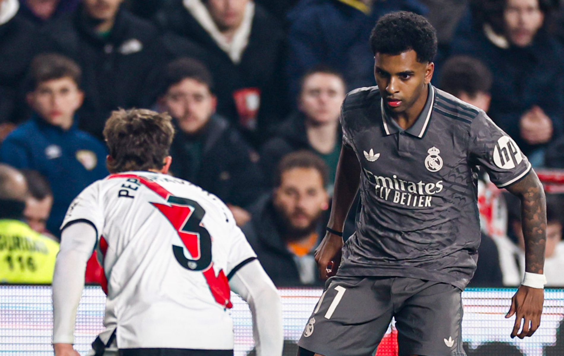 Rodrygo faz golaço, mas Real Madrid empata com Rayo Vallecano no Campeonato Espanhol