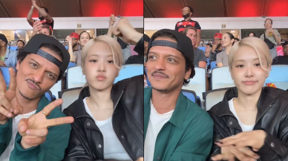 Bruno Mars acompanha Fla Flu no Maracanã e se diverte na torcida, veja vídeo