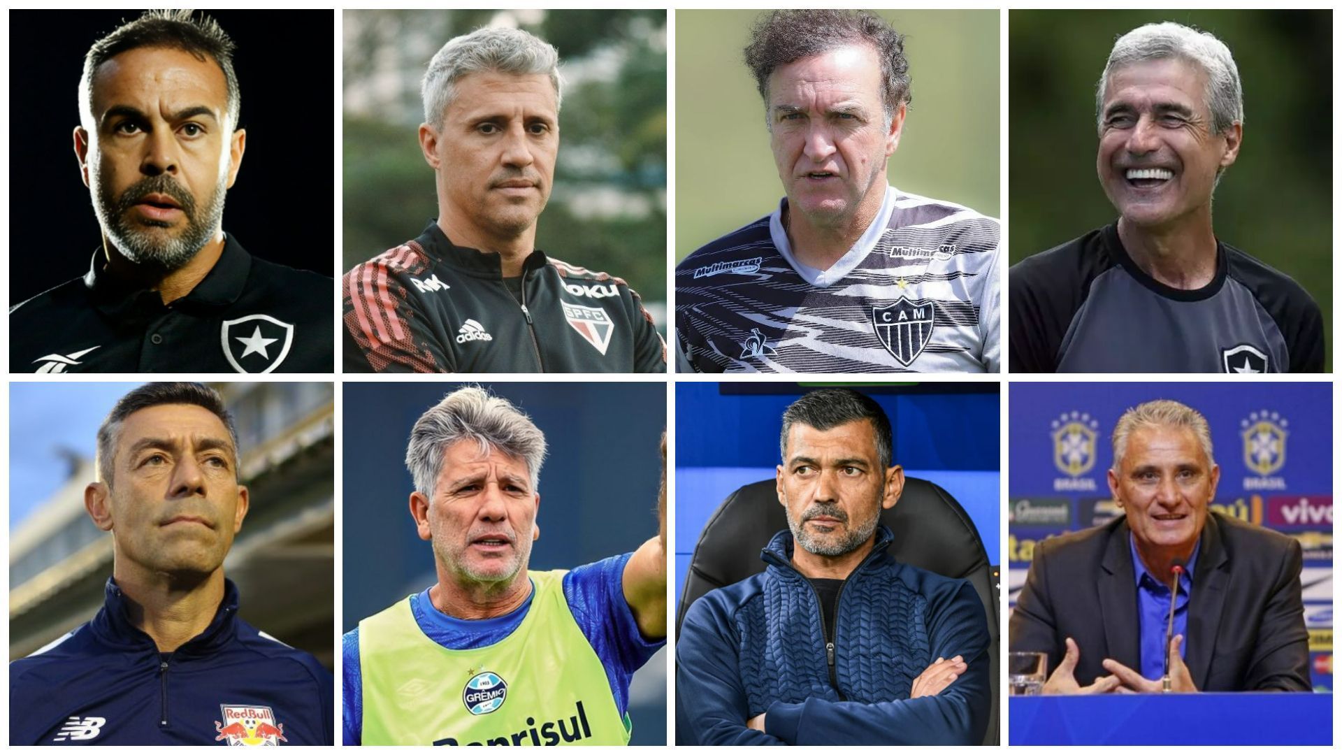 Qual técnico você gostaria de ver no comando do Atlético? Vote na enquete
