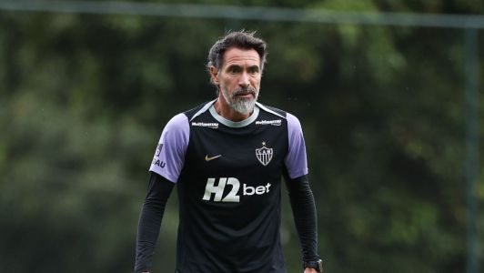 Eduardo Domínguez, treinador do Atlético
