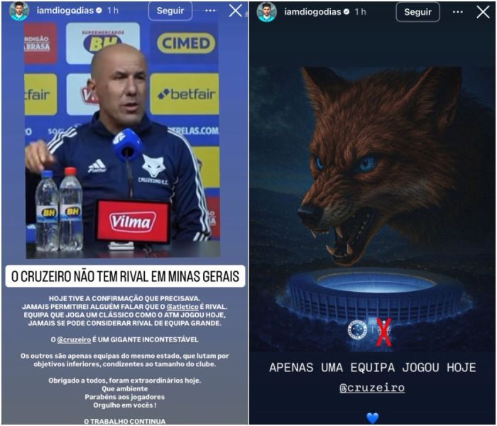 Diogo Dias, auxiliar de Leonardo Jardim, em postagem nas redes sociais Diogo Dias, auxiliar de Leonardo Jardim, em postagem nas redes sociais