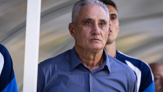 Tite na partida Cruzeiro x Pouso Alegre, pela semifinal do Campeonato Mineiro 2026