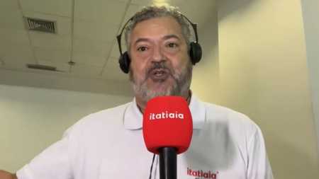 Mário Henrique Caixa, narrador da Itaiaia, reage à derrota do Atlético para o Grêmio