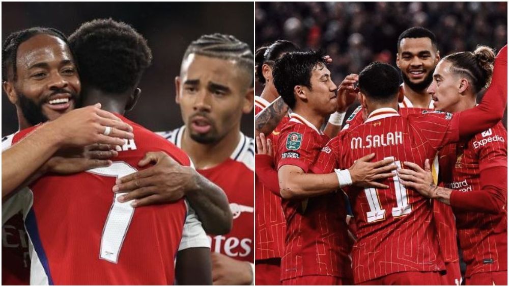 Arsenal e Liverpool goleiam e avançam às oitavas de final da Copa da Liga