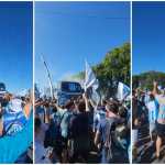 Rival do Cruzeiro, Racing recebe apoio de milhares de torcedores antes de final da Sul-Americana