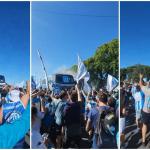Rival do Cruzeiro, Racing recebe apoio de milhares de torcedores antes de final da Sul-Americana