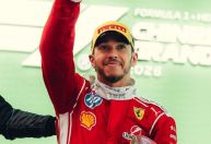 Hamilton vai às redes após primeiro pódio pela Ferrari na Fórmula 1