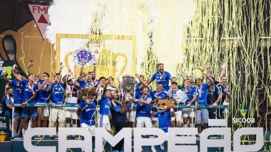Elenco do Cruzeiro Campeão Mineiro 2026 • Gustavo Aleixo/Cruzeiro