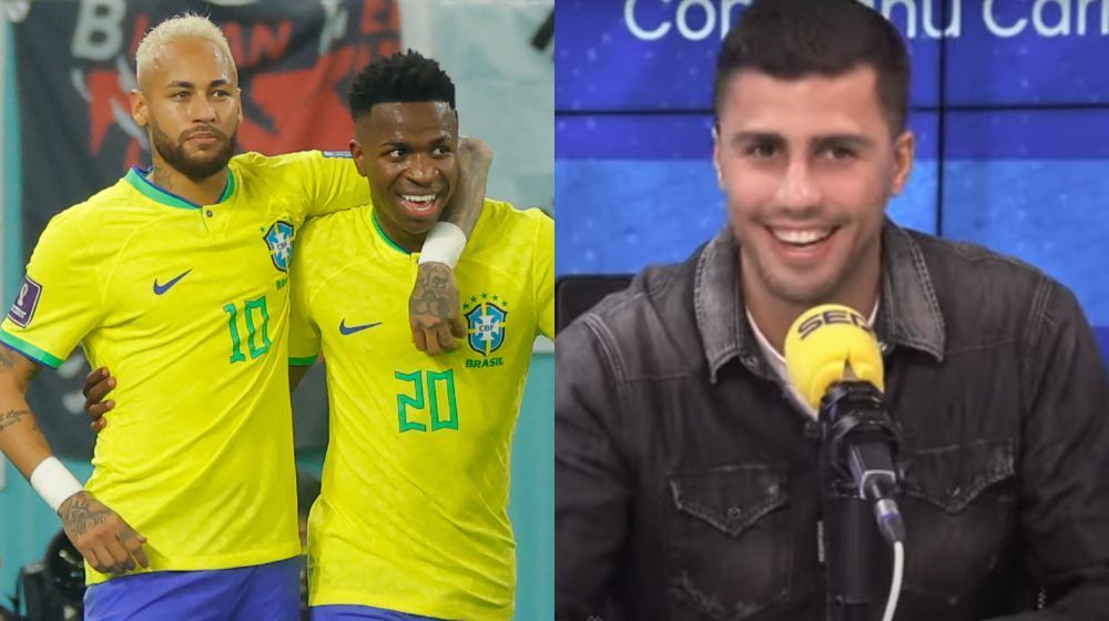 Neymar quebra o silêncio após Rodri criticar Vini Jr. mais uma vez