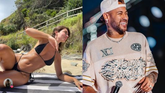 Foto de criadora de conteúdo curtida pelo Neymar