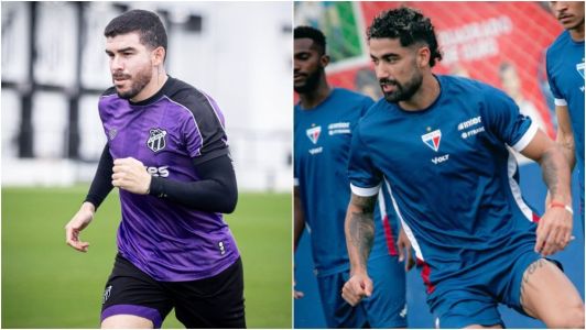 Richardson, do Ceará, e Britez, do Fortaleza