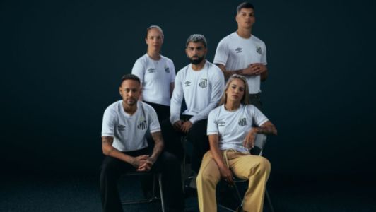 Camisa branca do Santos para a temporada de 2026