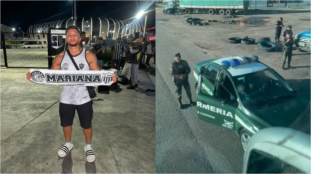 Caravanas do Atlético voltam a ser paradas por polícia argentina perto de Buenos Aires