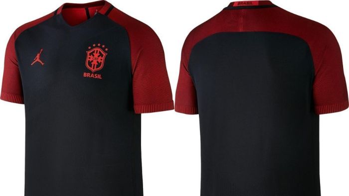 Camisa da Seleção Brasileira parceria Jordan e Neymar em 2016 Camisa da Seleção Brasileira parceria Jordan e Neymar em 2016