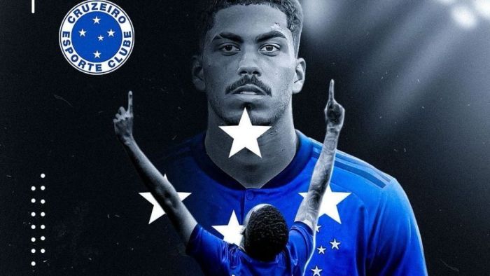 Arte publicada por Ruan Santos para se despedir do Cruzeiro