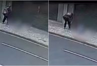 Vídeo: idoso é preso por colocar fogo em homem em situação de rua no Paraná