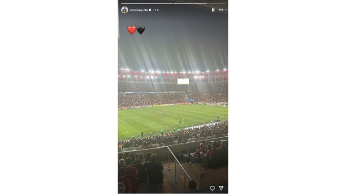 Lucas Paquetá publicou registros no Estádio Maracanã 