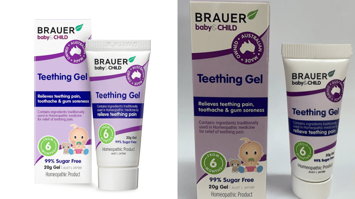 Gel dentário Brauer Baby & Child Teething Gel