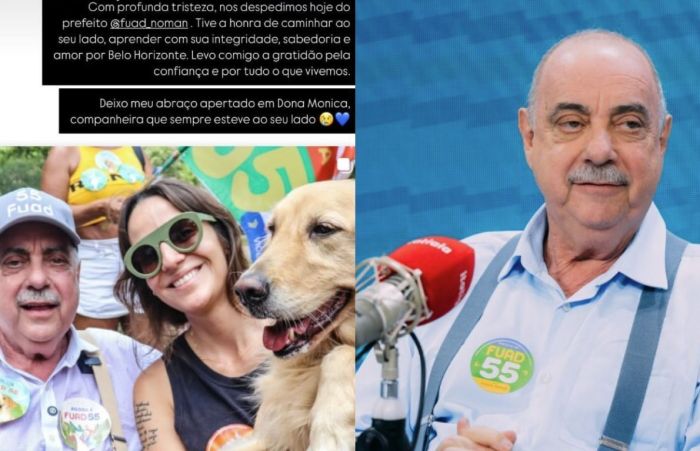 Bárbara Menucci, presidente da Belotur e Fuad Noman