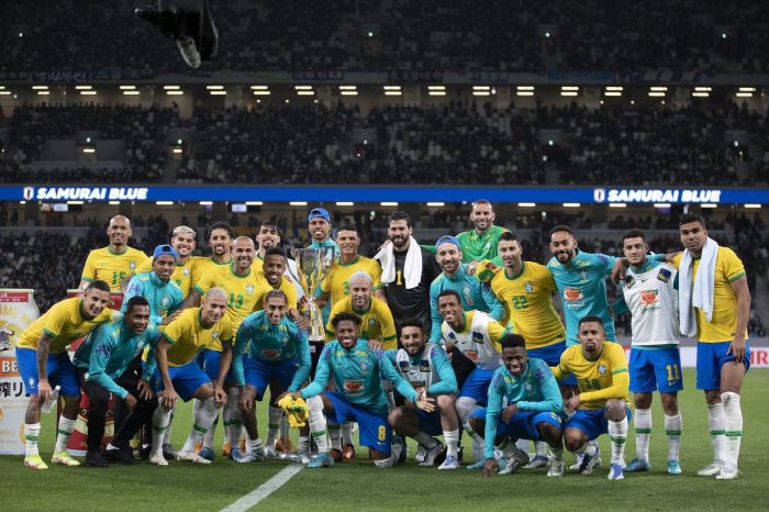 Em 2022, o Brasil venceu a Kirin Challenge Cup