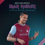 Nova camisa comemorativa do West Ham em colaboração com o Iron Maiden