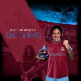 Nova camisa comemorativa do West Ham em colaboração com o Iron Maiden