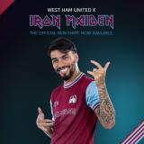 Nova camisa comemorativa do West Ham em colaboração com o Iron Maiden