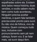 Gabriel e Ludmilla trocaram farpas pelo Instagram