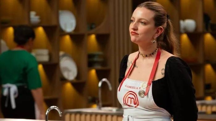 Gabriela P. foi eliminada do programa.