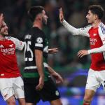 Arsenal domina e goleia o Sporting em Lisboa pela Champions League