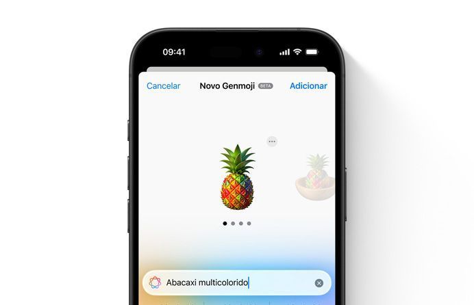Crie imagens expressivas, seus próprios Genmoji e vídeos de memórias personalizados