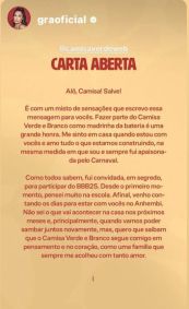 Gracyanne Barbosa é musa da escola de samba Camisa Verde e Branco