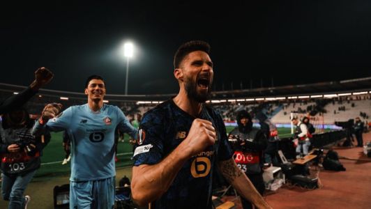 Campeão do mundo, o experiente Giroud foi crucial para o Lille