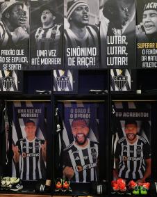 Fotos do vestiário do Atlético para a decisão do Mineiro