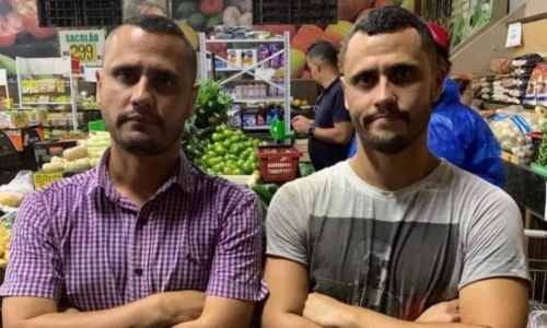 Prefeito de Divinópolis, Gleidson Azevedo (Novo) e o senador Cleitinho (Republicanos)