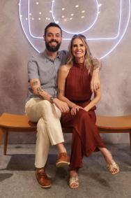 Artistas gravam vinheta de fim de ano