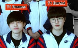 Roamer e Burdol nos tempos de T1 Academy