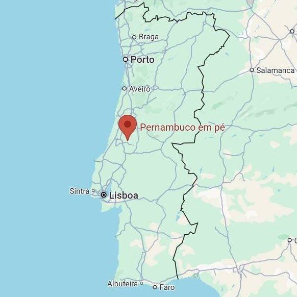 'Pernambuco em Pé' aparece como localização em Portugal 'Pernambuco em Pé' aparece como localização em Portugal
